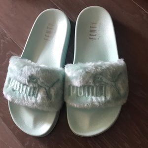 Fenty Puma Furry slides